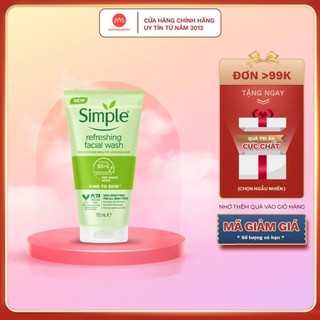Sữa rửa mặt cho da nhạy cảm Gel Kind To Skin Refreshing Facial Wash Gel (Bestseller)- daothinhuquynh