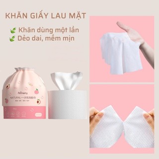 Khăn giấy đa năng, khăn mặt khô, khăn lau mặt dùng 1 lần, giấy lau mặt khô giấy lau mặt đa năng animerry lau khô lau ướt