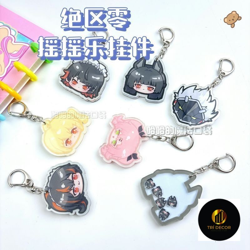 Zenless Zone Zero Shake Móc Khóa Nữ Ellen Joe Acrylic Móc Chìa Khóa Người Billy Kid Móc Khóa Kawaii 