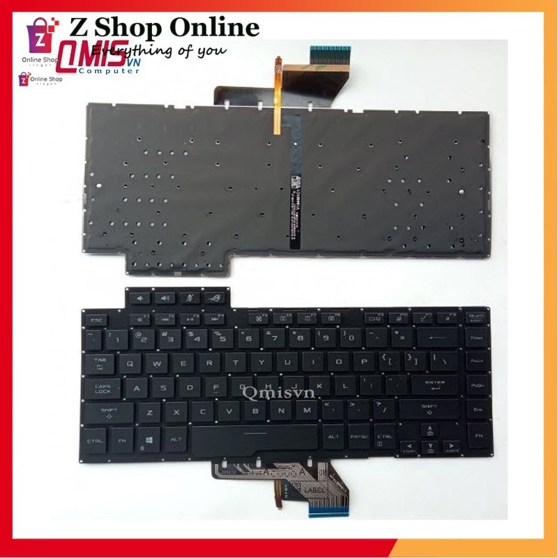 Bàn Phím Laptop Asus ROG GX502 GX502G GX502L GA502 GA502D GA502L GA502I GU502 GU502D GU502L GU502G P