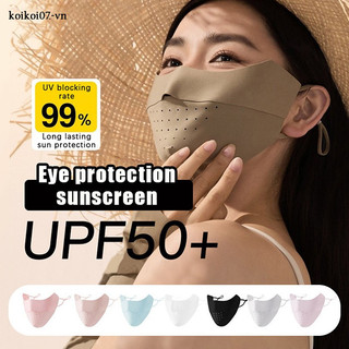 Ntvn Ice Silk Mặt nạ Uv Chống Nắng Mùa Hè Có Thể Điều Chỉnh Mặt nạ Thoáng Khí Nam Nữ Chạy Ngoài Trời Đi Xe Đạp Mặt nạ Thể Thao OIK