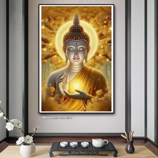 Tranh Thêu Kín Phật Từ Bi Mn6047 (70x100cm) Chưa Thêu Mẫu Mới 2024  Làm Đồ Handmade