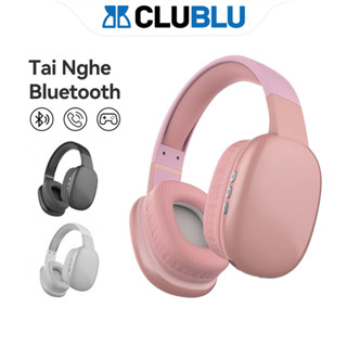  -CLUBLU- Tai Nghe Bluetooth Chụp Tai Gaming HIFI PG02 TWS Không Dây Âm Bass Hai Tai Stereo Có Mic 