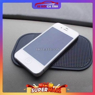 Miếng dán chống trượt điện thoại trên ô tô, miếng cao su để đồ trên xe