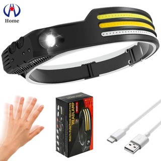 Đèn Pha LED 1000LM Silicon Cảm Biến Chuyển Động Đèn Pha IPX4 Chống Thấm Nước COB Đèn Pin 1500mAh SHOPSKC8252