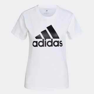 adidas Phong cách sống Áo thun logo Essentials LOUNGEWEAR Nữ trắng GL0649