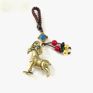 Móc Khóa Tượng Đồng Con Dê, trưng trên bàn, làm quà tặng lưu niệm -TMT Collection - SP005220