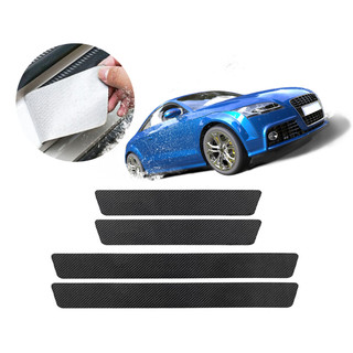 Nẹp decal da carbon trang trí chống xước chân cửa cho ô tô kích thước 70 cm