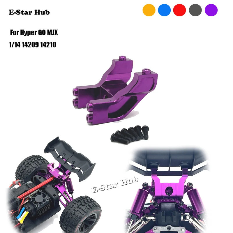 Đuôi Vây Cố Định Linh Kiện Cho Hyper GO MJX 1 / 14 14209 14210 OP Phụ Kiện Kim Loại Nâng Cấp Phần Rc