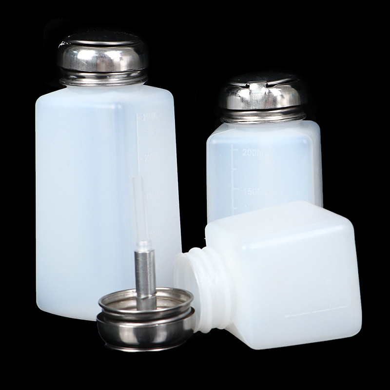 Technicolorgrace Trống Bơm Dispenser Sơn Móng Tay Tẩy Chai Móng Tay Nghệ Thuật Sạch Acetone Chai TGE
