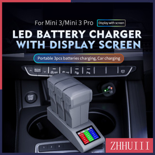 (Trong kho)Trạm Sạc JT Sạc Pin Chuyến Bay Thông Minh Sạc Lên Đến 3 Pin Tương Thích Cho DJI Mini 3 / 3 Pro / Mini 4