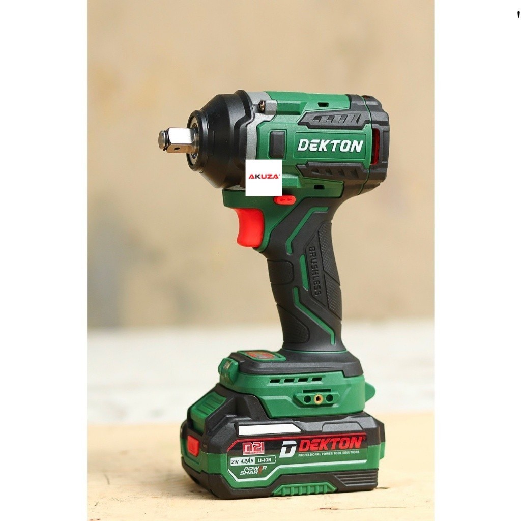 Máy Siết Bulong 550Nm Pin 21V Dekton M21-IW550PRO  Sử Dụng Chân Pin Phổ Thông  THÂN MÁY AKUZA GIÁ SỈ