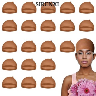 SIRENXI Bộ 2 Mũ Ren Đội Tóc Giả Co Giãn
