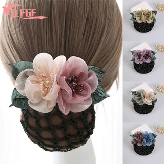  Phụ Nữ Kẹp Tóc Thanh Lịch Retro Vintage Móc Quà Tặng Cho Mẹ Ngày Của Mẹ Quà Tặng Lưới Hoa Ngân Hàng Nhân Viên Y Tá Phong Cách Hàn Quốc Mũ Đội Đầu 