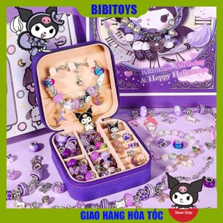 Bộ vòng tay pandora chaudé charm dây chuyền xâu chuỗi hạt trang sức cho bé đồ chơi handmade DIY tự làm thủ công sáng tạo