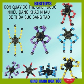 Đồ Chơi con quay Spinner Robot Biến Hình Thông Minh Cho Bé