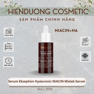   Đại lý chính hãng  Serum Ekseption Hyaluronic NIACIN Mixlab Serum 75ml | Giảm thâm mụn hỗ trợ thu nhỏ lỗ chân lông 