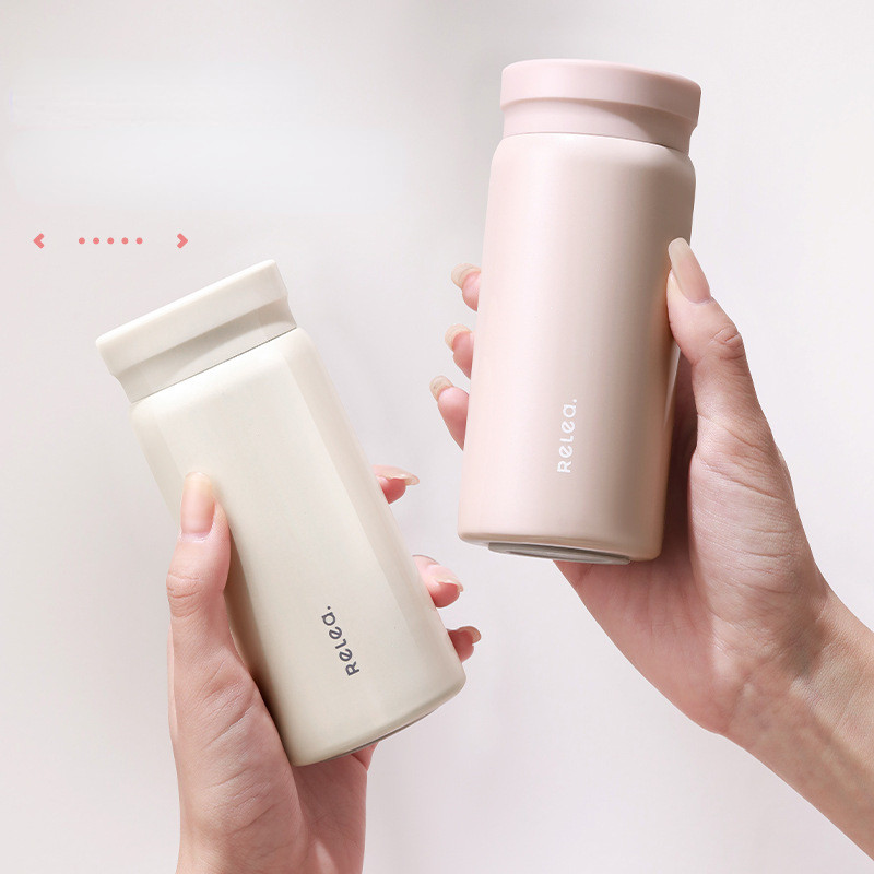 【LUCKY】Bình giữ nhiệt mini bằng thép không gỉ 316 cốc 200ml bình giữ nhiệt nhỏ cầm tay