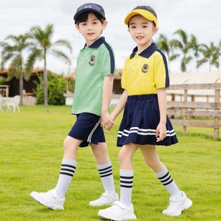 Áo thun polo có cổ cho bé trai, gái chất vải cotton thoáng mát nhiều màu hình gấu dễ thương 15-40kg
