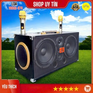 Loa Karaoke Xách Tay VBBOX B79 6 Đường Loa  2 Bass 2 Trung 2 Treble 400w Micro UHF Chống Hú