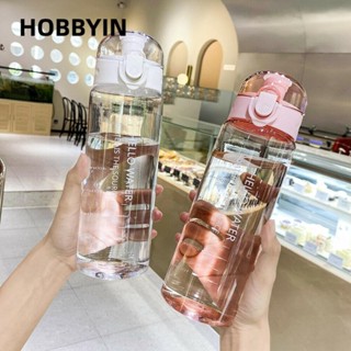HOBBYIN Bình đựng nước 780ml bằng nhựa trong suốt chống rò rỉ nhiều màu sắc