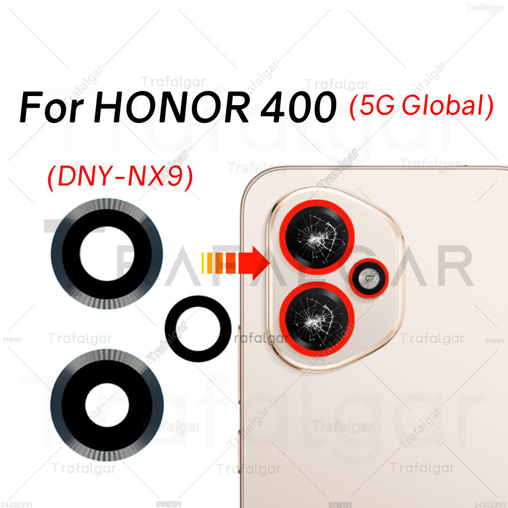 Phía Sau Camera Kính Ống Kính Cho Honor 400 5G Global DNY-NX9 Camera Thay Thế Bằng Miếng Dán Dính