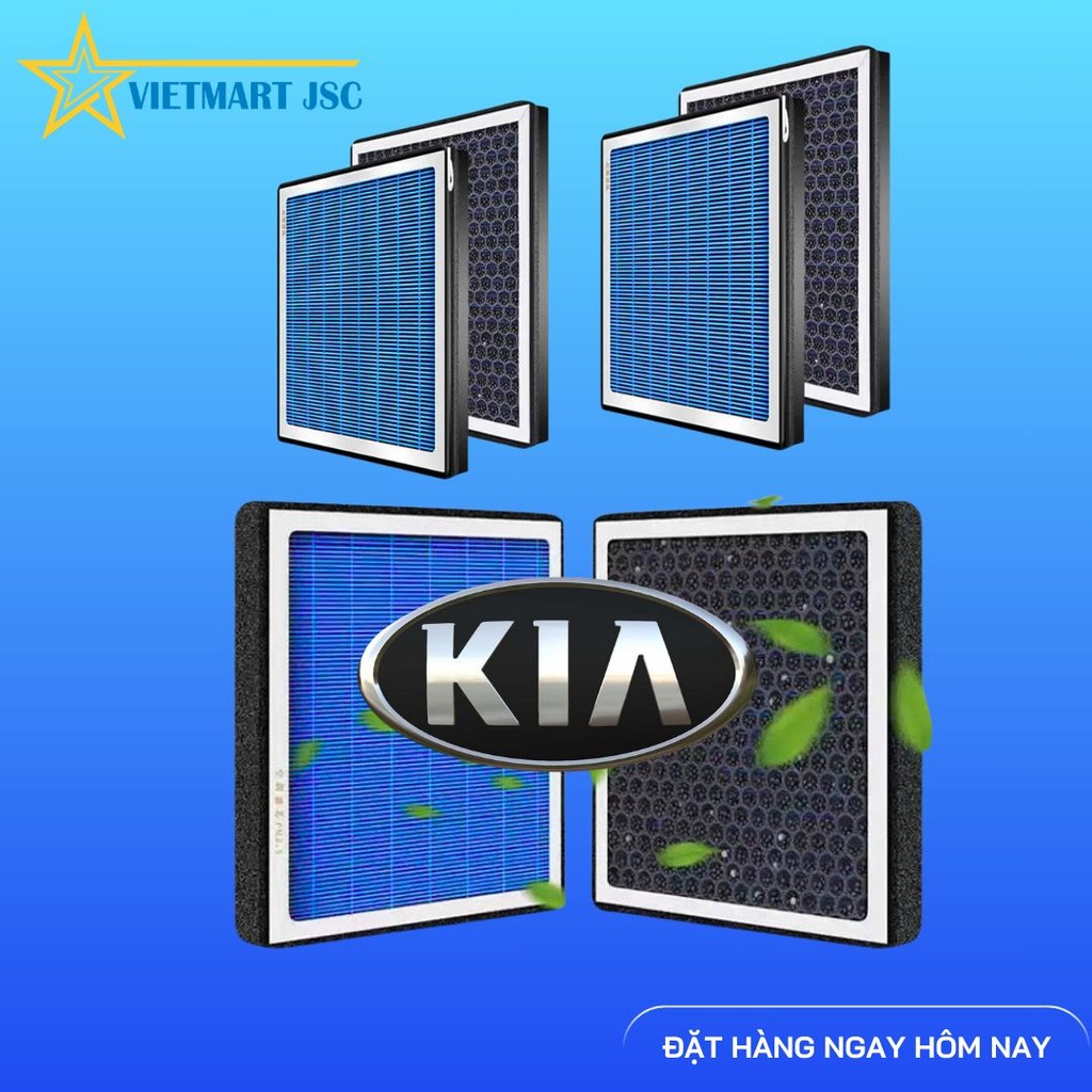 Lọc Gió Kia  Sonet Lọc Gió Điều Hoà Kia Sonet Than Hoạt Tính VAuxiliary +Vietmart Jsc