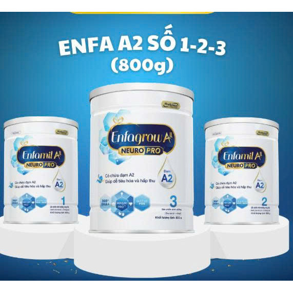 Sữa Enfagrow A2 Neuropr 800g-350g