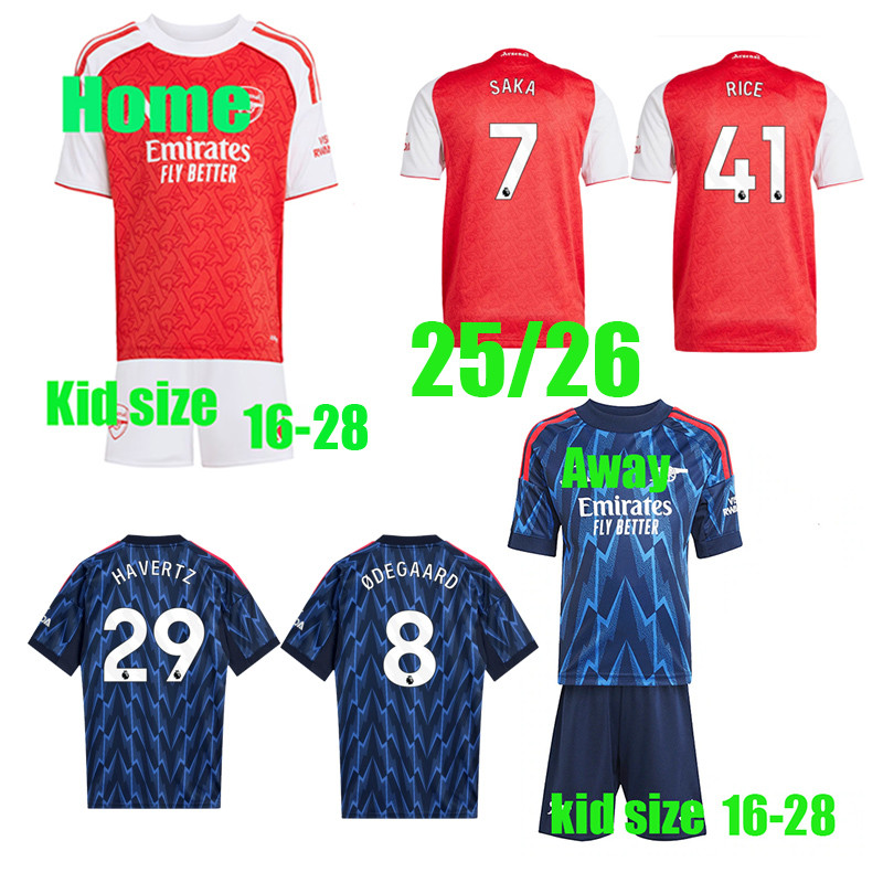 Bộ đồ bóng đá trẻ em Arsenal - Jersey và quần, phù hợp cả sân nhà và sân khách