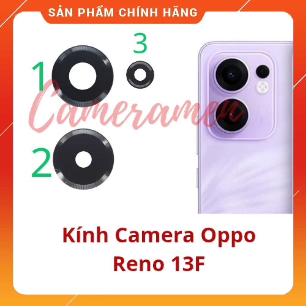 Kính Camera Oppo Reno 13F / Reno 13 F / Reno13F ( Linh Kiện 69 )