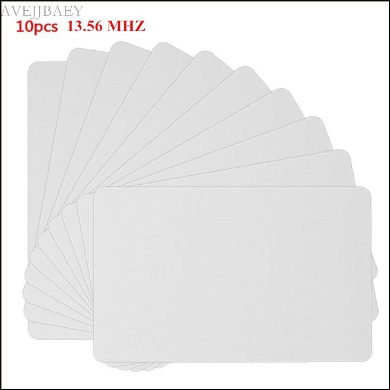 Avejjbaey Bộ 10 Thẻ NFC Trống 13 Thẻ NFC Tần Số 56MHZ Thẻ NFC Thẻ NFC