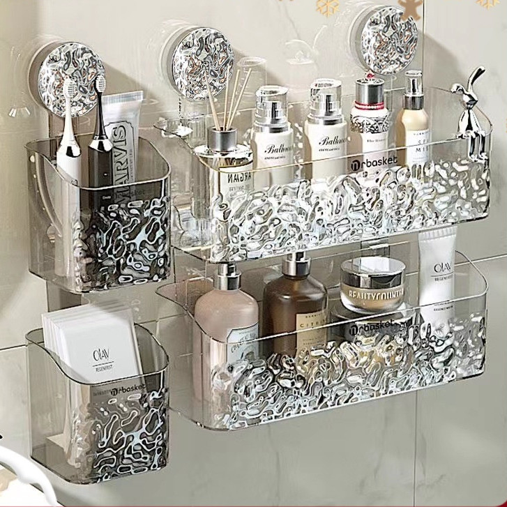 Fauget Shop House Giá Treo Tường Đựng Đồ Dùng Nhà Tắm Gắn Tường Không Cần Khoan Tiện Dụng