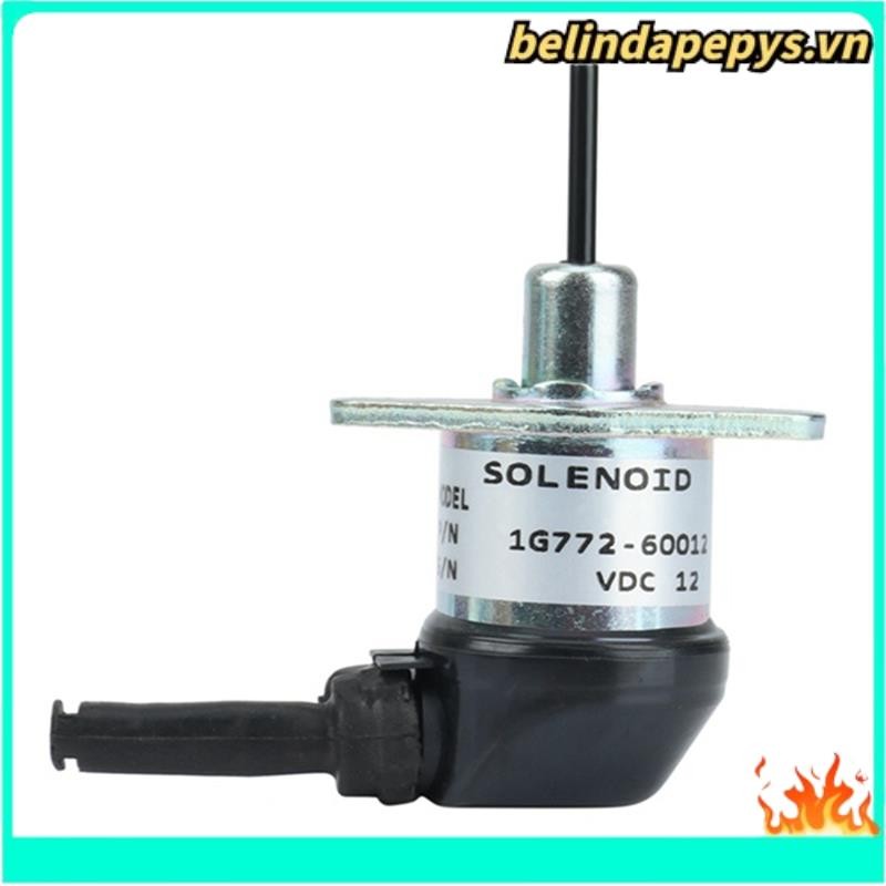 1 Cái 12V Nhiên Liệu Tắt Van Điện Từ 1G772-60014 1G772-60012 Phụ Kiện Thay Thế Cho V2607 V3300 V3600