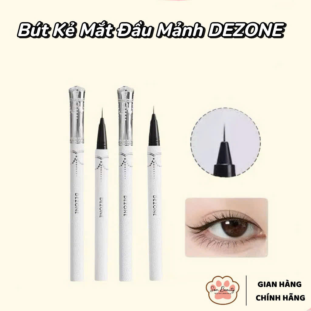 [DEZONE] Bút Kẻ Mắt Dezone Nét Mỏng 0.01mm Mượt Mà, Chống Run, Bền Màu Lâu Trôi