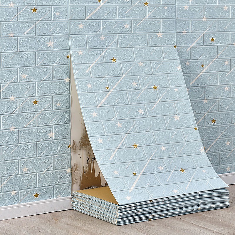 miếng dán tường xốp dán tường 3d sốp dán tường sốp dán tường Trang trí nhà cửa Keo dán hình nền foam