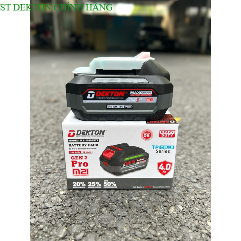 Pin 21V Dekton chân phổ thông M21 B4015TP/ chính hãng STORE DEKTON