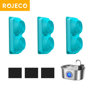   Hàng mới về mùa hè  Đài phun nước uống nước cho mèo Rojeco có thể thay thế Máy phân phối nước thông minh cho thú cưng bằng thép không gỉ 3.2L cho bộ lọc máy lọc nước cho chó cưng 