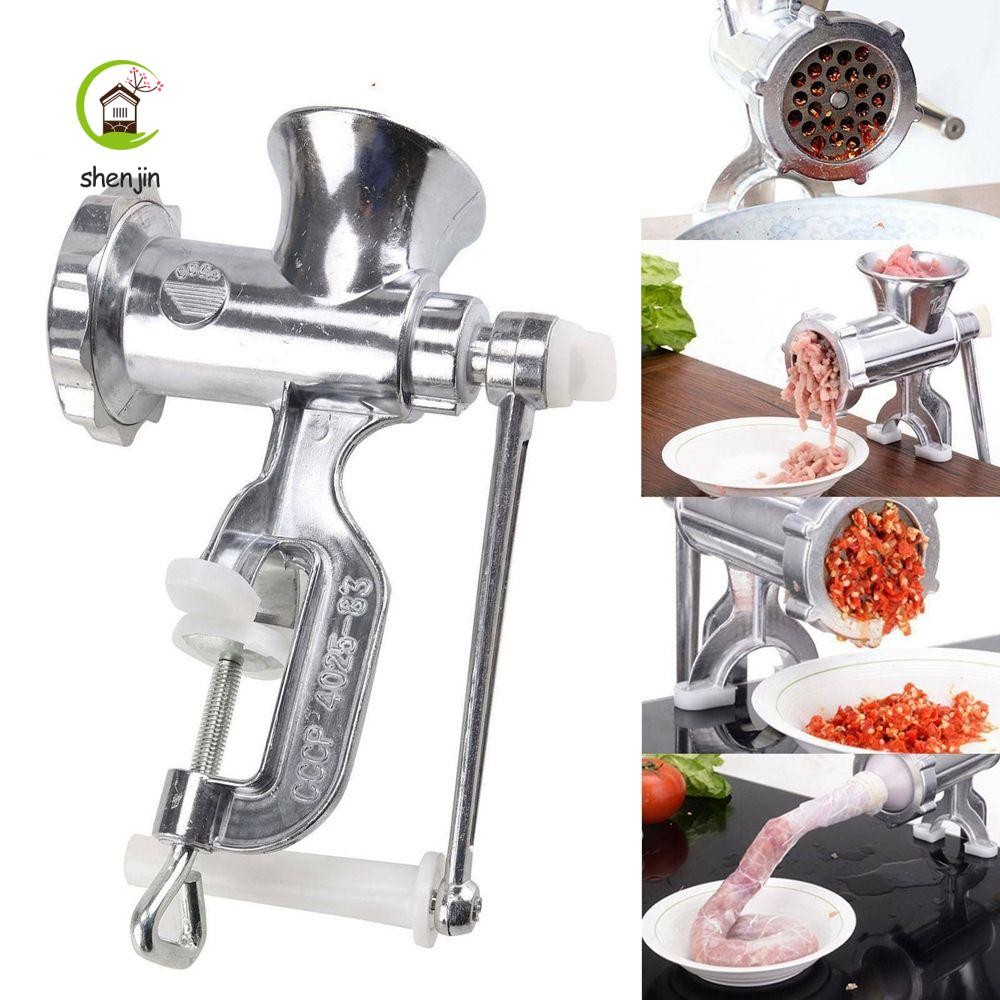 SHENJIN Máy Xay Thịt Hợp Kim Nhôm Mì Nhà Món Ăn Làm Tiện Ích Nấu Pasta Máy Làm