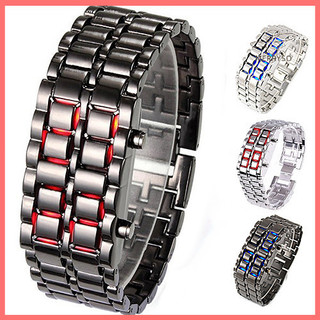 Đồng hồ nữĐồng hồ đeo tay thạch anh kỹ thuật số LED bằng thép không gỉ bằng thép không gỉ Merryso dành cho nam