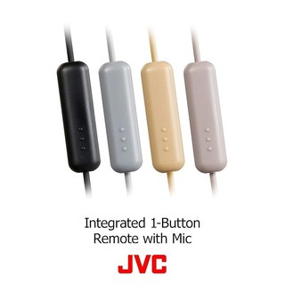 JVC HAF19MRB ヴィンテージイヤーバッド IPX2防汗性マイク付き（赤/黒）