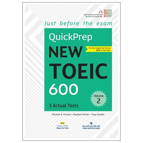 Sách - Quickprep New Toeic 600 - Volume 2