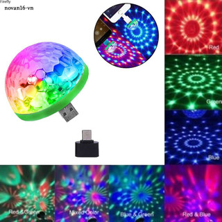 Coza Đèn Quả Cầu Ma Thuật Usb Đèn Vũ Trường Mini Có Điều Khiển Bằng Giọng Nói Đèn Tiệc Tùng Đa Năng Usb Di Động V8 Cho Xe Hơi Quả Cầu Ma Thuật Lắp Đặt Dễ Dàng