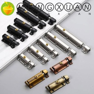 Khóa cửa MENGXUAN, Bu lông cửa tự động bằng thép không gỉ chống trộm, Tủ khóa cửa dày chống khóa lò xo kiểu cổ điển