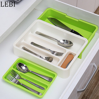 Ngăn kéo hộp bảo quản bộ đồ ăn hộp sắp xếp đa năng hộp phân loại để bàn hộp rác hộp bảo quản