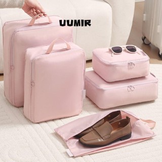 UUMIR Túi sắp xếp hành lý, Túi lưu trữ du lịch nhiều màu dung tích lớn, Túi nén quần áo chống bẩn đa năng di động Túi nén du lịch Bussness Chuyến đi