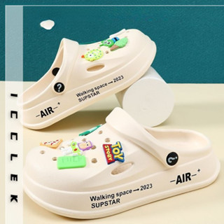 ICCLEK  Sandal cho bé trai dép cá mập dép cross cho trẻ em chất lượng thời trang thoải mái giày lỗ Buzz Lightyear 2024 phong cách mới GM24403K9 8Z240219