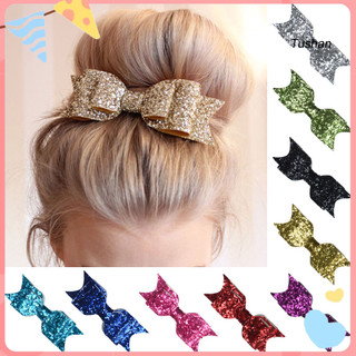 Thời trang nữ nơ kim sa lấp lánh kẹp tóc barrette nổ kẹp tóc phụ kiện quà tặng
