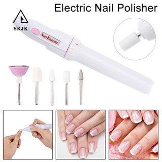 [Hàng mới về] Bộ Bút Mài Móng Tay 5 Trong 1 Mini Tiện Dụng