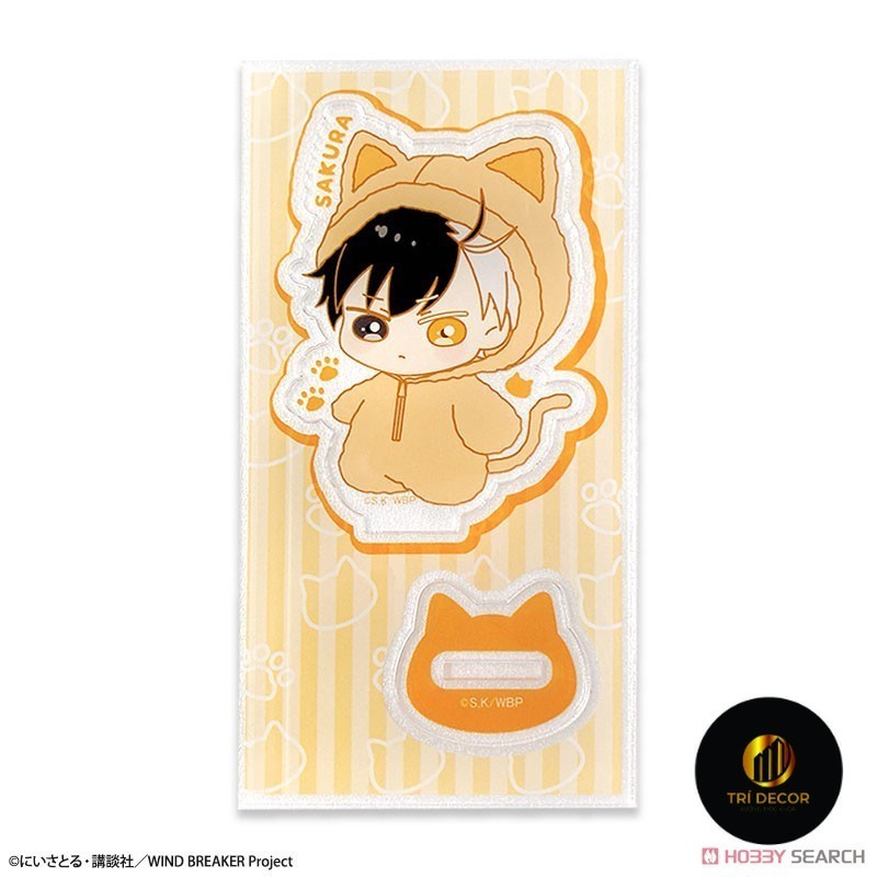 Mô Hình Keychain Acrylic Wind Breaker Mitsuki Kiryu Akihiko Nirei Harura Sakura Anime Manga