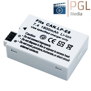 Pin for LP-E8 thích hợp cho máy ảnh kỹ thuật số Canon pin LPE8 pin máy ảnh